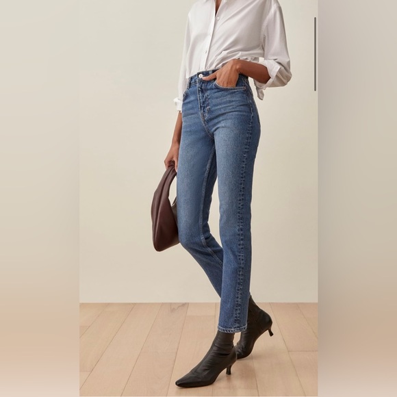 Reformation Liza Ultra High Straight Jeans - Picture 5 of 10
